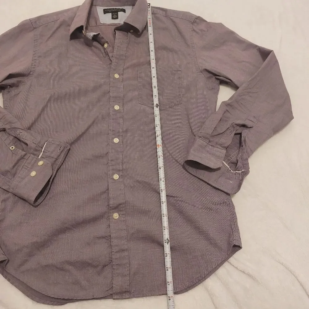 Banana Republic Soft Wash Button Down Size Small Purple
